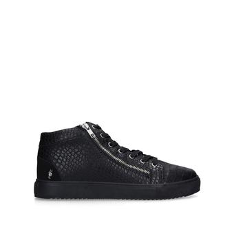 High Top Capone Black High Top Trainers from Kurt Geiger London
