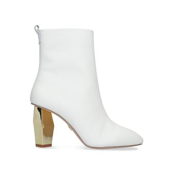 Daxon White Gold Heel Ankle Boots from Kurt Geiger London