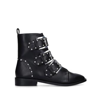 Tianna Black Studded Biker Boots from KG Kurt Geiger