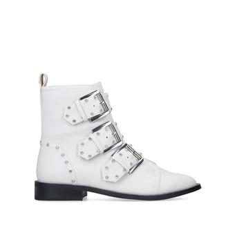 Tianna White Studded Biker Boots from KG Kurt Geiger