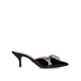 Pia Jewel Mule Black Embellished Mules from Kurt Geiger London
