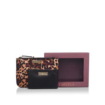Peggy Gift Set Black And Leopard Print Gift Set from Carvela