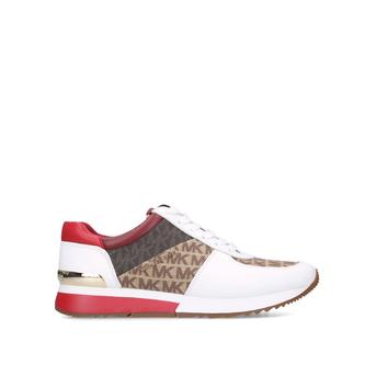 Allie Trainer White Lace Up Logo Trainers from Michael Michael Kors
