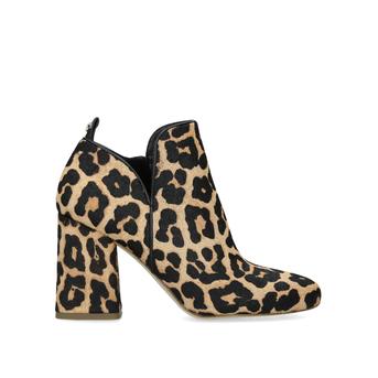 Dixon Bootie Leopard Print Block Heel Ankle Boots from Michael Michael Kors