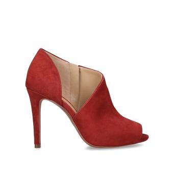 Elodie Bootie Rust Stiletto Heel Ankle Boots from Michael Michael Kors