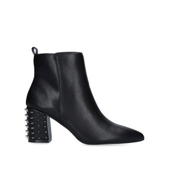 Suki Black Block Heel Studded Ankle Boots from KG Kurt Geiger