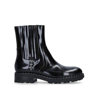 Whisper Black Studded Ankle Boots from Ash