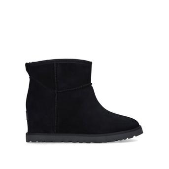 Classic Femme Mini Black Ugg With Hidden Heel from UGG