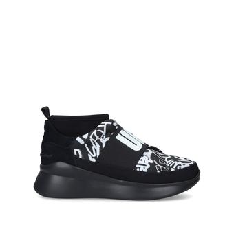 Neutra Sneaker Graffiti Monochrome Branded Trainer With Chunky Sole from UGG