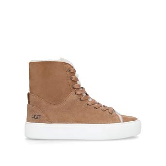 Beven Tan High Top Lace Up Trainer from UGG