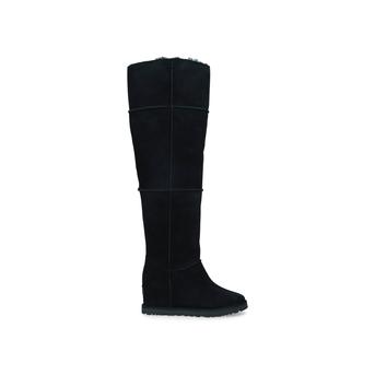 Classic Femme Otk Black High Leg Boot With Hidden Wedge from UGG