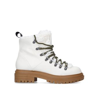 Selena White Hiker Boots from KG Kurt Geiger