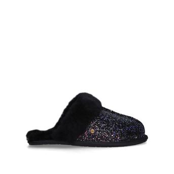 Scuffette Ii Cosmos Black Crushed Glitter Slippers from UGG