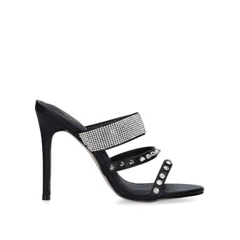 Fable Black Embellished Strappy Stiletto Heels from KG Kurt Geiger