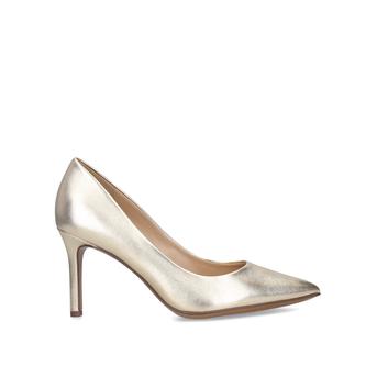 Anna Metallic Gold Stiletto Heel Court Shoes from Naturalizer