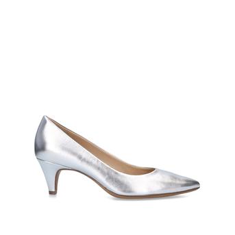 Beverly Metallic Silver Court Heels from Naturalizer