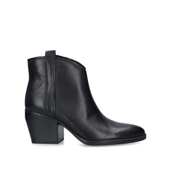 Fairmont Black Block Heel Ankle Boots from Naturalizer