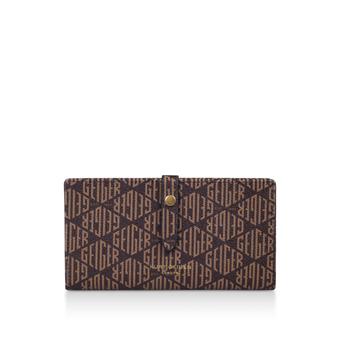 Monogram Soft Wallet Brown Monogram Wallet from Kurt Geiger London