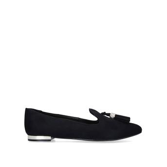 Cindy Black Tassel Loafers from Aldo