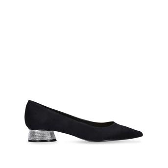 Olneya Black Flats With Embellished Heel from Aldo