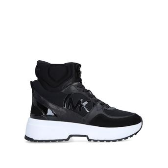Ballard Bootie Black High Top Trainer With Contrast Chunky Sole from Michael Michael Kors