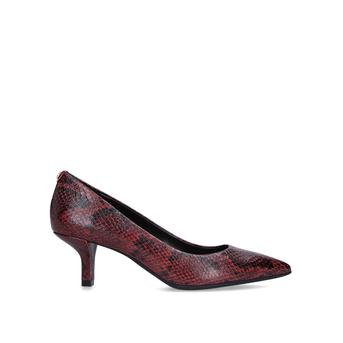 Katerina Flex Kitten Pump Brown Snake Print Court Shoe from Michael Michael Kors