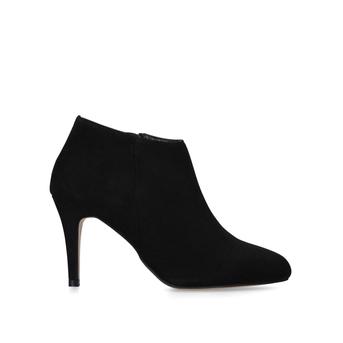 black heeled boots wide fit
