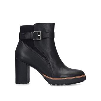 Cora Black Ankle Boot With Chunky Heel from Naturalizer