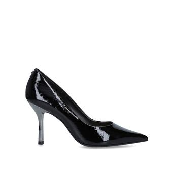 Achievement Black Croc Print Stiletto Heel Courts from Carvela