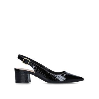Aspire Black Croc Print Slingback Court Heels from Carvela