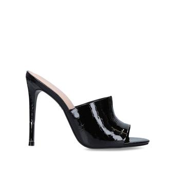 Gutsy Black Croc Print Stiletto Heel Mules from Carvela