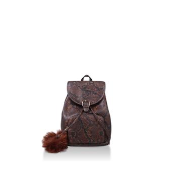 Kaeissa Snake Print Tassel Detail Backpack from Aldo
