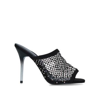 Gunpowder Black Embellished Stiletto Heels from Carvela