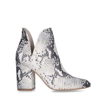 Rookie Snake Print Block Heel Ankle Boots from Steve Madden