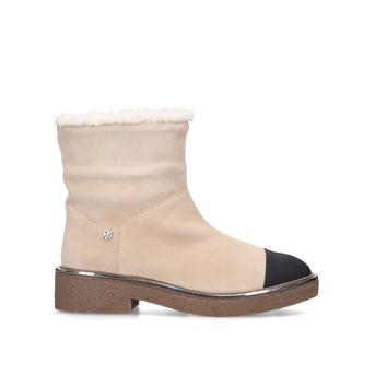 Fay Nude Suede Ankle Boots from DKNY