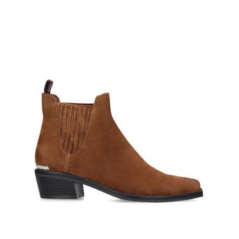 Michelle Tan Western Style Ankle Boots from DKNY