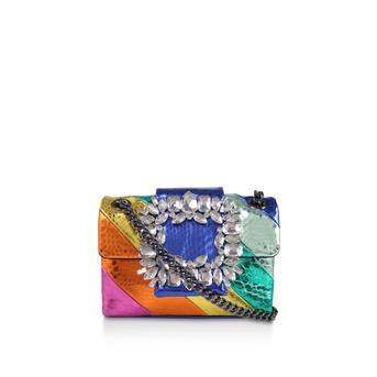 Mini Mayfair Rainbow Embellished Mini Shoulder Bag from Kurt Geiger London