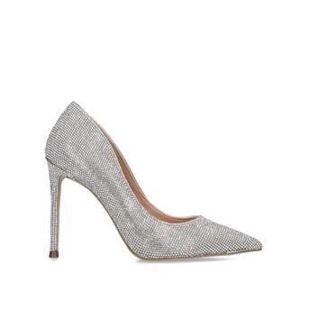 Vala-r Silver Embellished Stiletto Heel Courts from Steve Madden