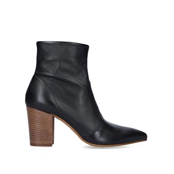 Sculpture Black Block Heel Ankle Boots from Carvela