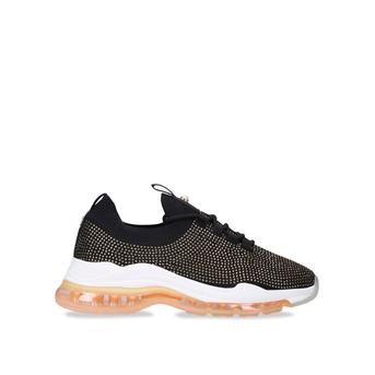 Later Black Studded Air Bubble Sole Trainers from KG Kurt Geiger