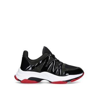 Copper Patent Mix Sneaker Khaki Chunky Trainers from Steve Madden