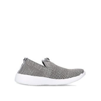 Mini Lorna Kids Silver Eagle Embellished Slip On Sock Trainers Ages 8-13 from Kurt Geiger London