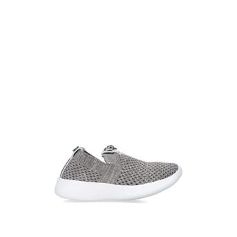 Mini Lorna Kids Silver Eagle Embellished Slip On Sock Trainers Ages 2-7 from Kurt Geiger London