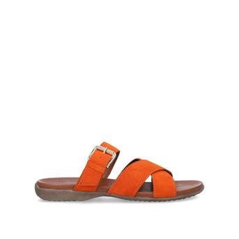 Solar Orange Flat Sandals from Carvela Comfort