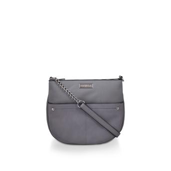 Imogen Zip Top Cross Body Grey Cross Body Bag from Carvela