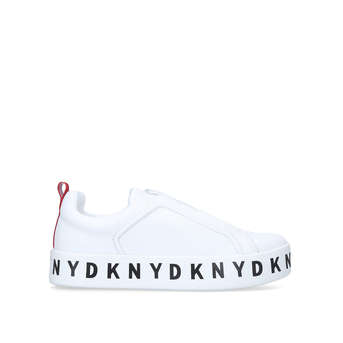white dkny trainers