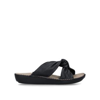 Lord Black Flat Sandals from Carvela Comfort