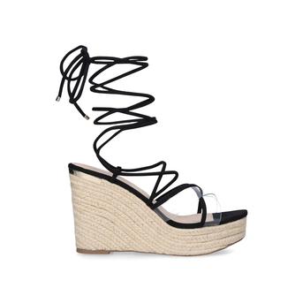 Phineus Black Wedge Heel Sandals from KG Kurt Geiger