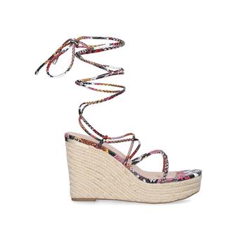 Phineus Snake Print Wedge Heel Sandals from KG Kurt Geiger