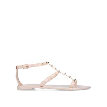 Awe Blush Studded Flat Gladiator Sandals from Carvela